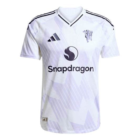Manchester United Maillot extérieur joueur 2025/26 Blanc