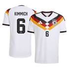 KIMMICH #6 Allemagne Domicile Maillot - Coupe du Monde 2026 Blanc Joueur
