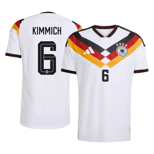 KIMMICH #6 Allemagne Domicile Maillot - Coupe du Monde 2026 Blanc Joueur