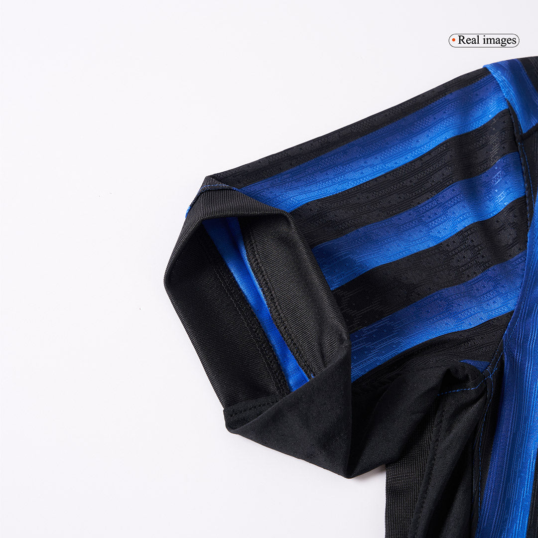PAVARD #28 Inter Milan Domicile Maillot 2025/26 Bleu et Noir Joueur