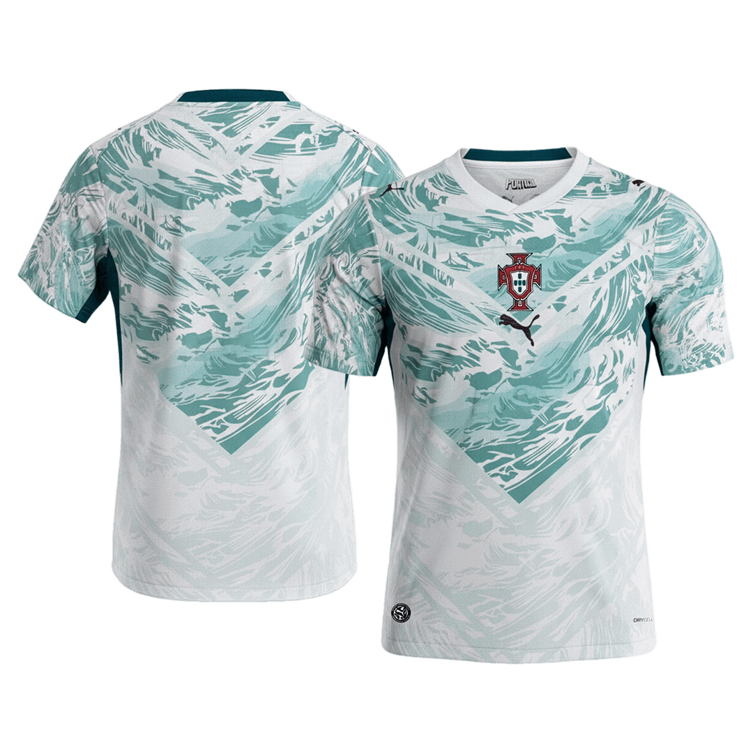 Maillot Extérieur Portugal - Coupe du Monde 2026 Blanc&Vert