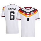 KIMMICH #6 Allemagne Domicile Maillot - Coupe du Monde 2026 Blanc