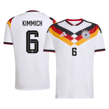 KIMMICH #6 Allemagne Domicile Maillot - Coupe du Monde 2026 Blanc