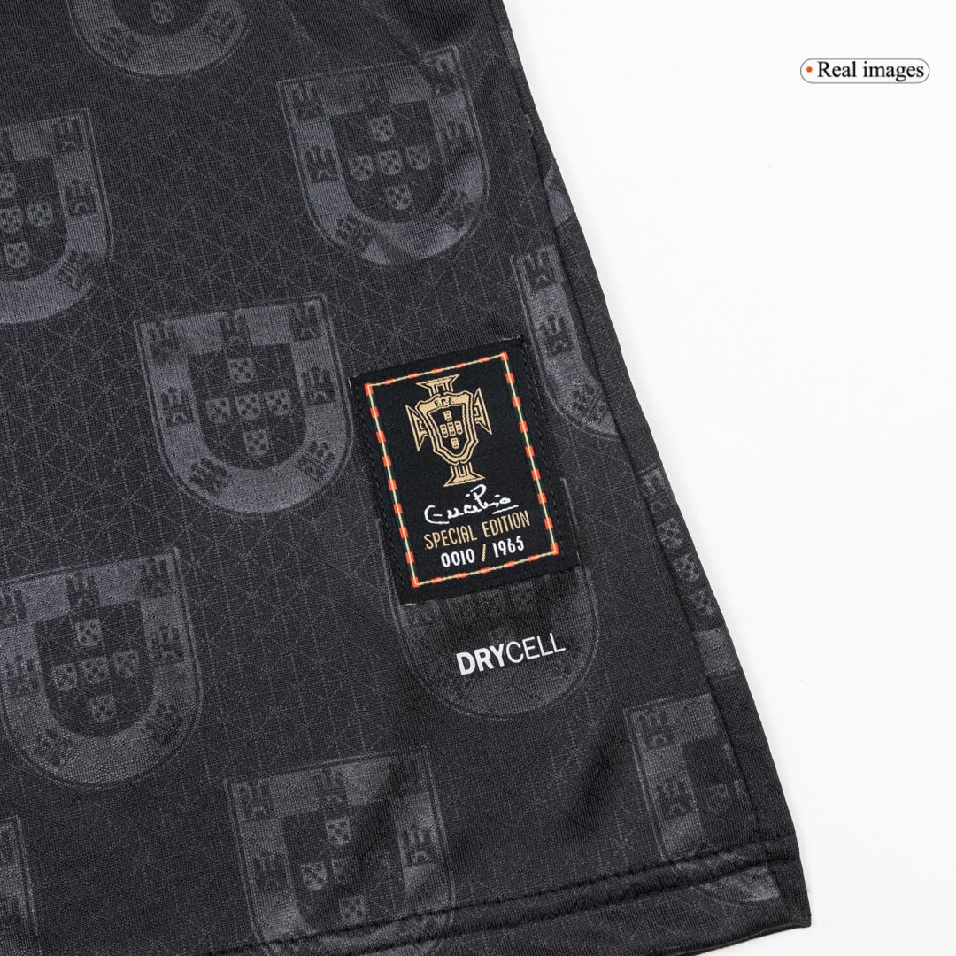 Maillot Portugal - Coupe du Monde 2026 Noir Joueur