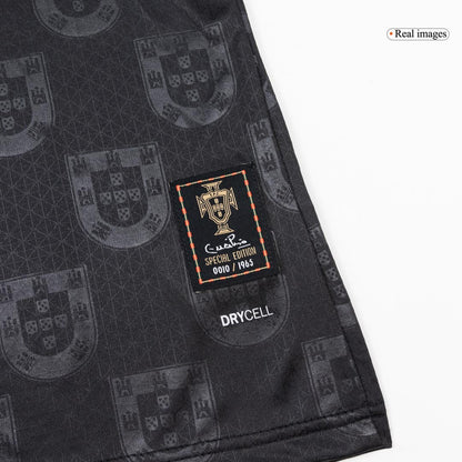 Maillot Portugal - Coupe du Monde 2026 Noir Joueur