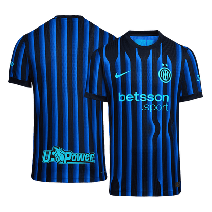 Inter Milan Maillot Domicile 2025/26 Bleu et Noir Joueur