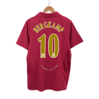 Maillot Rétro Domicile Arsenal BERGKAMP #10 2005/06 Rouge