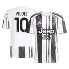 YILDIZ #10 Juventus Domicile Maillot 2025/26 Noir&Blanc