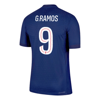 G.RAMOS #9 PSG Domicile Maillot 2025/26 Bleu marine Joueur