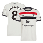 B.FERNANDES #8 Manchester United Troisième Maillot 2024/25 Blanc