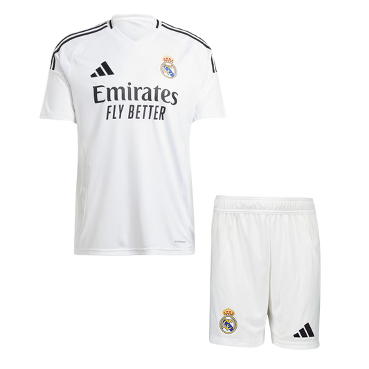 Kit Maillot Domicile Real Madrid 2024/25 Blanc