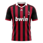 Retro AC Milan Domicile Maillot 2009/10 Rouge&Noir