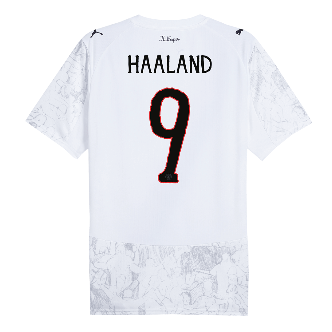 HAALAND #9 Manchester City Maillot - Coupe du Monde 2025/26 Blanc