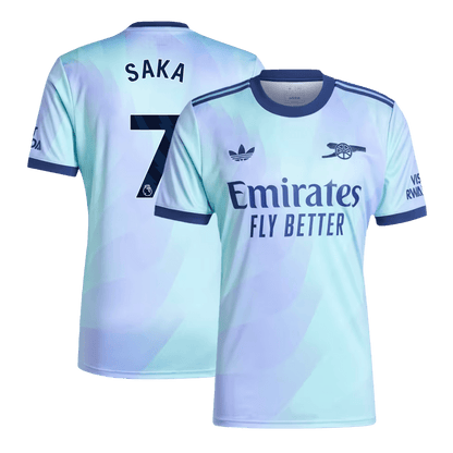 SAKA #7 Arsenal Third Maillot 2024/25 Purple&Blue