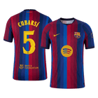 CUBARSÍ #5 Barcelona Domicile Maillot 2026/27 Rouge&Bleu Joueur - UCL