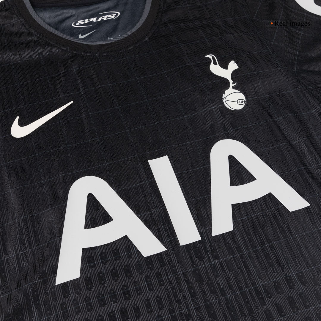 Tottenham Hotspur Maillot Extérieur 2025/26 Noir Joueur