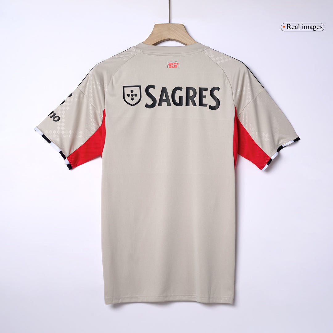 Benfica Maillot Extérieur 2025/26 Beige