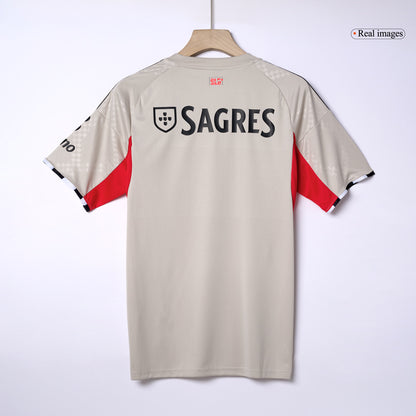 Benfica Maillot Extérieur 2025/26 Beige