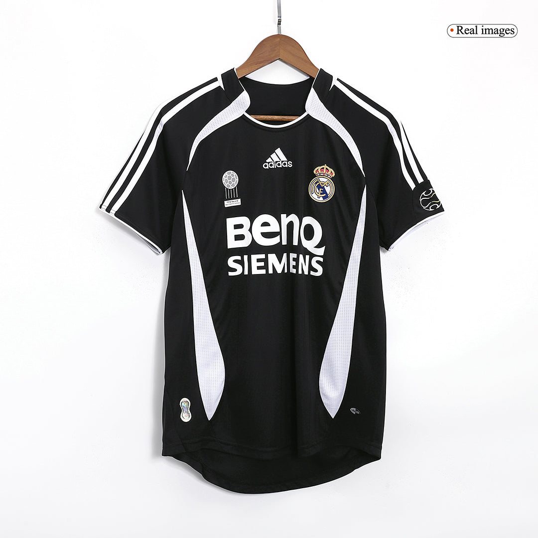 Maillot Rétro Real Madrid Extérieur 2006/07 Noir