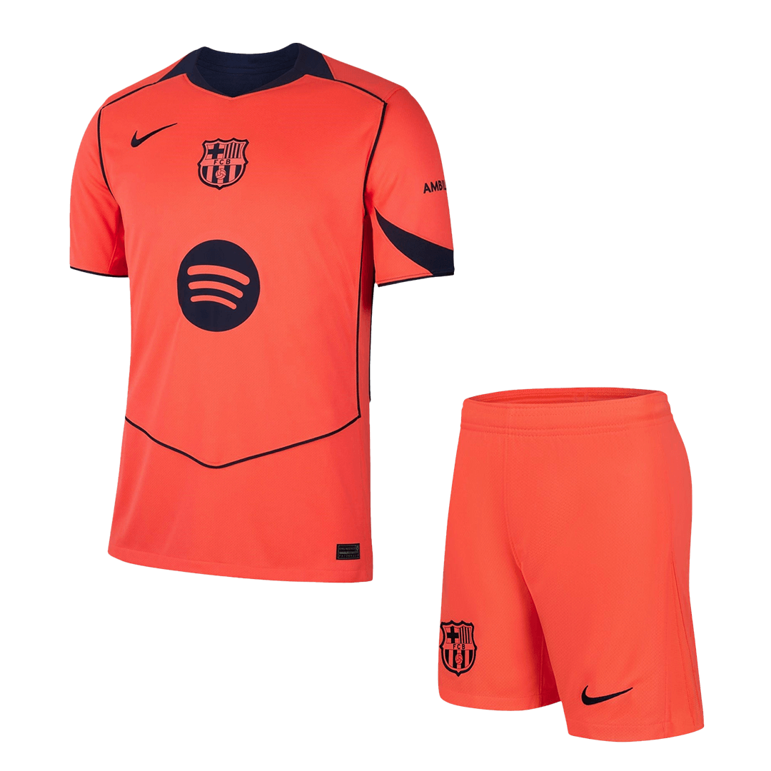 Barcelone Troisième Maillot 2025/26 Orange