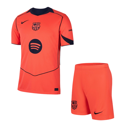 Barcelone Troisième Maillot 2025/26 Orange
