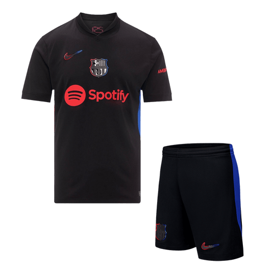 Kit Maillot Extérieur Barcelone 2024/25 Noir