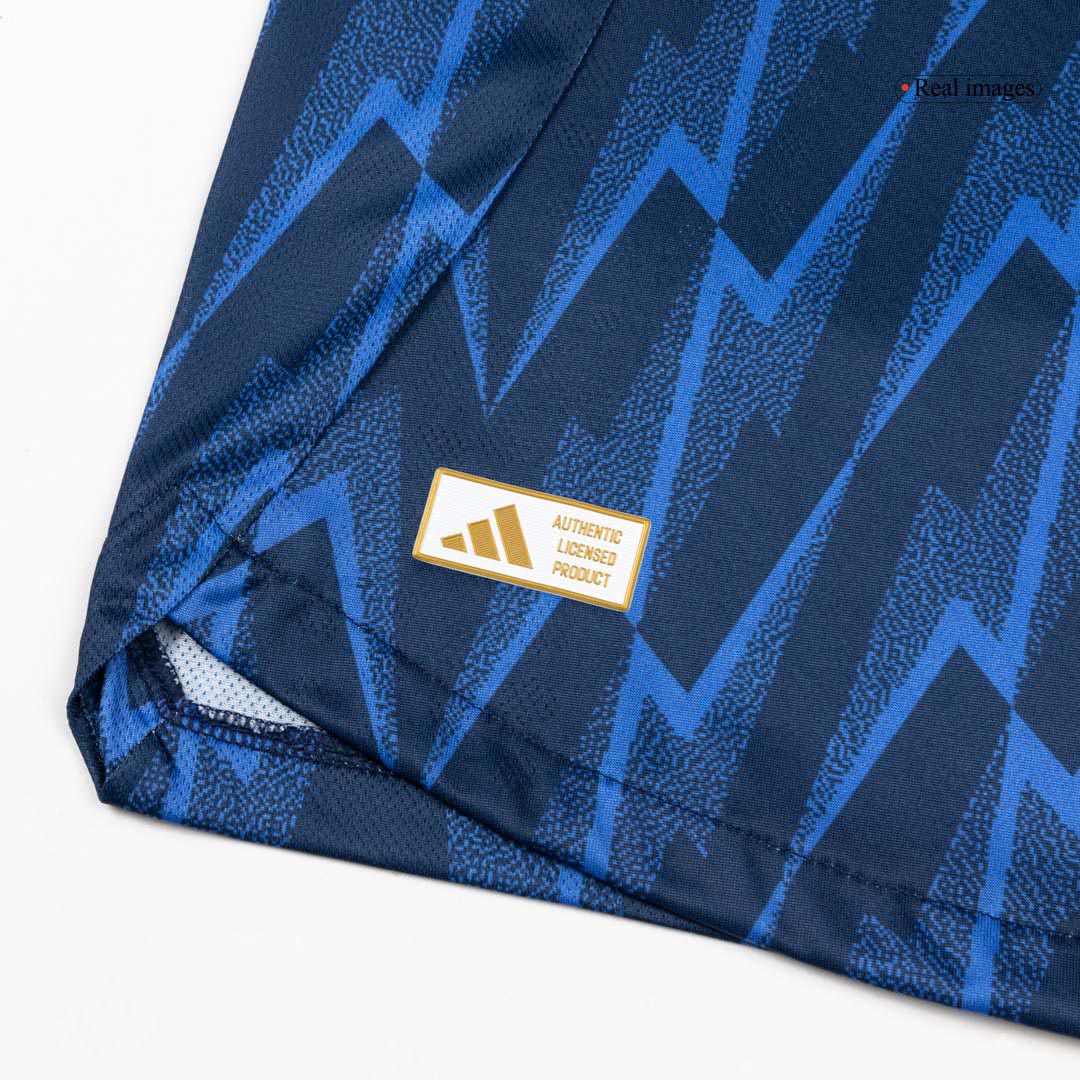 SAKA #7 Arsenal Extérieur Maillot 2025/26 Bleu Joueur