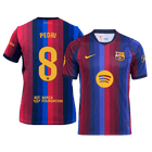 Maillot domicile PEDRI #8 Barcelone 2026/27 bleu et grenat