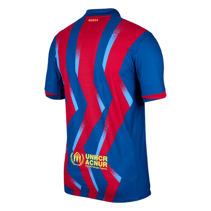 Maillot Extérieur Barcelone 2025/26 Rouge&Bleu Joueur