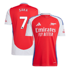 SAKA #7 Arsenal Home Shirt 2024/25 Red