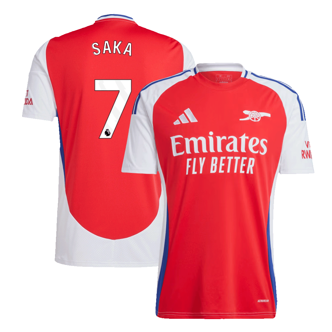 SAKA #7 Arsenal Home Shirt 2024/25 Red