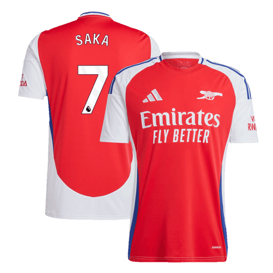 SAKA #7 Arsenal Home Shirt 2024/25 Red