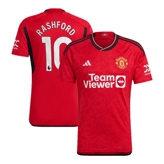 RASHFORD #10 Maillot Domicile Manchester United 2023/24 Rouge