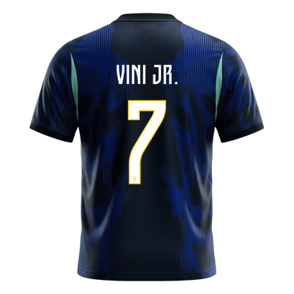 VINI JR. #7 Brazil Away Jersey - 2026 World Cup Navy Blue