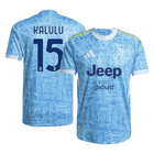 KALULU #15 Juventus Maillot Extérieur 2025/26 Bleu Joueur