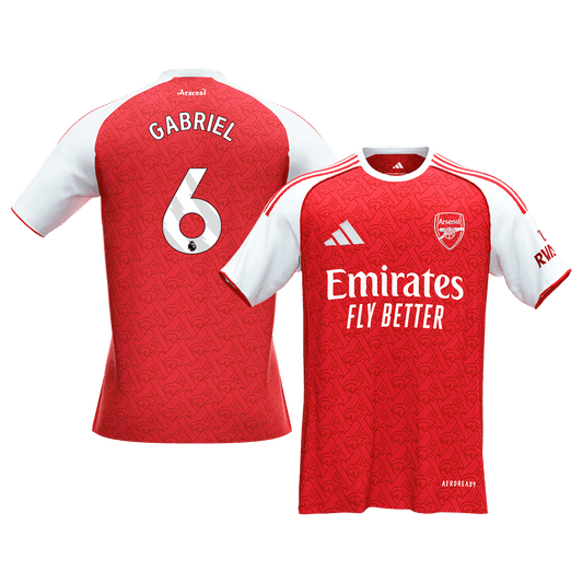 GABRIEL #6 Arsenal Maillot Domicile 2025/26 Rouge - Superbe