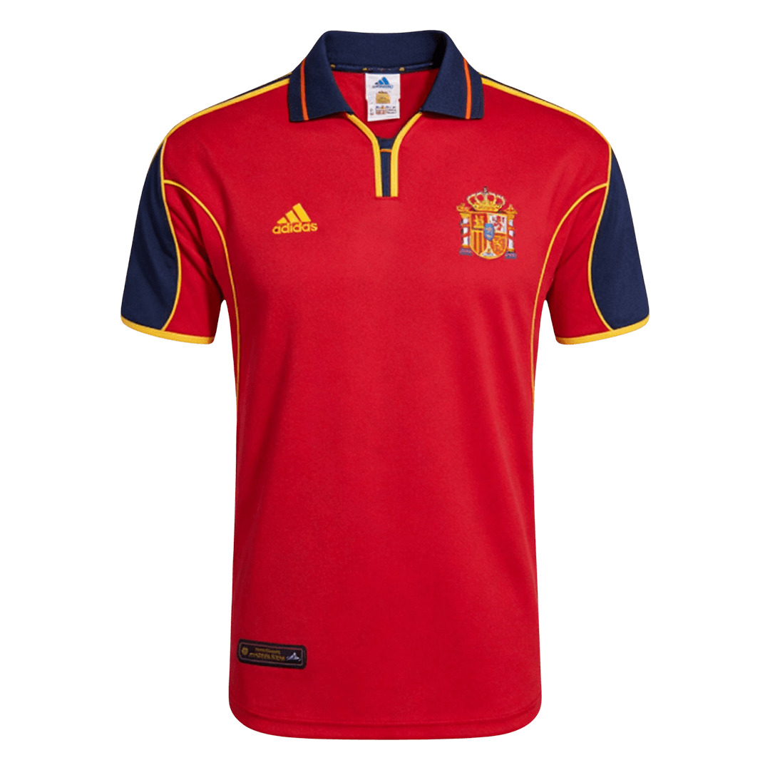 Maillot Rétro Espagne Domicile 2000 Rouge