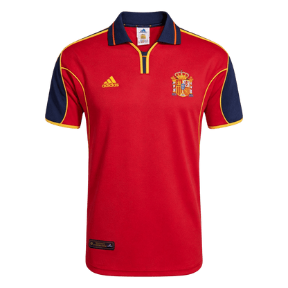 Maillot Rétro Espagne Domicile 2000 Rouge