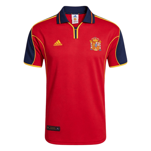 Maillot Rétro Espagne Domicile 2000 Rouge