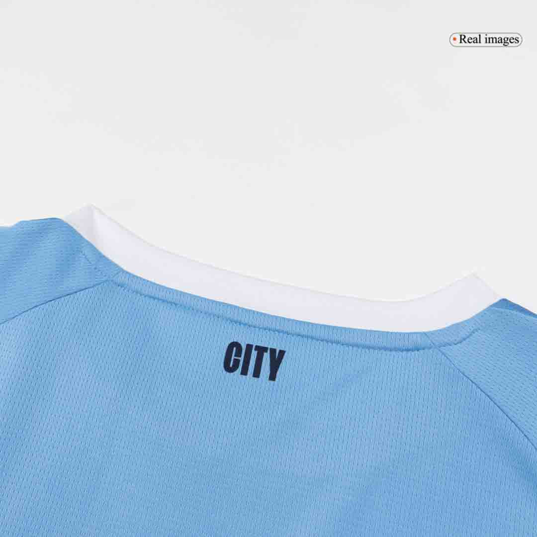 DE BRUYNE #17 Manchester City Domicile Maillot 2025/26 Bleu - Super