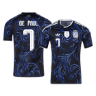 DE PAUL #7 Argentine Extérieur Maillot - Coupe du Monde 2026 Noir
