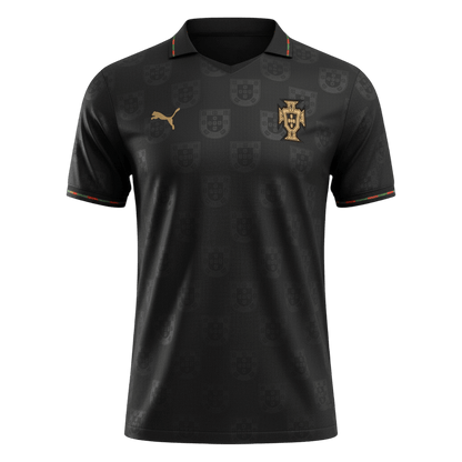 Maillot Portugal - Coupe du Monde 2026 Noir Joueur