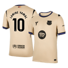 LAMINE YAMAL #10 Maillot Extérieur Barcelone 2025/26 Jaune