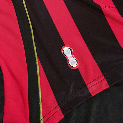 Maillot Rétro AC Milan Domicile 2006/07 Rouge et Noir
