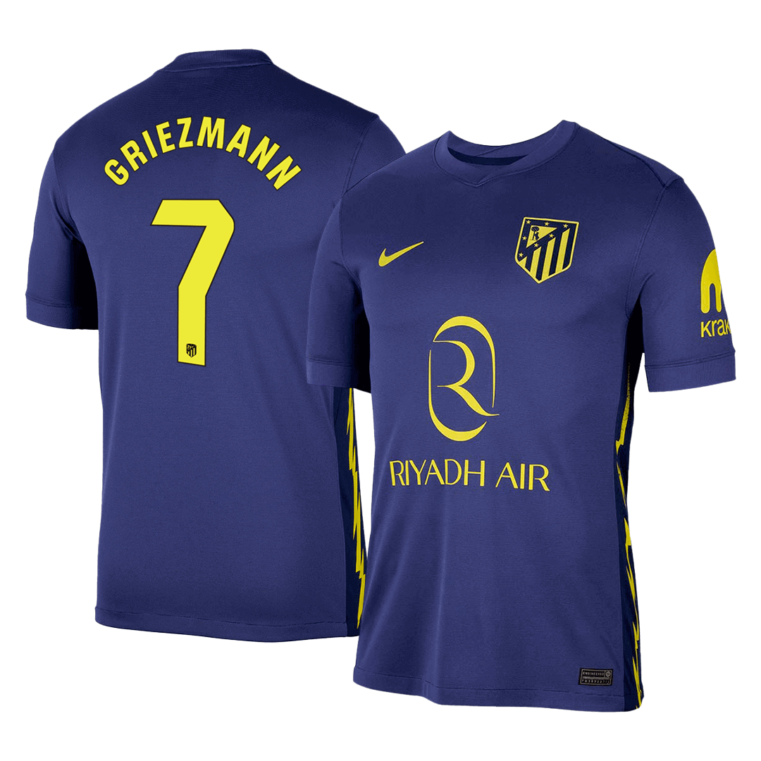 GRIEZMANN #7 Atlético de Madrid Maillot Extérieur 2025/26 Marine