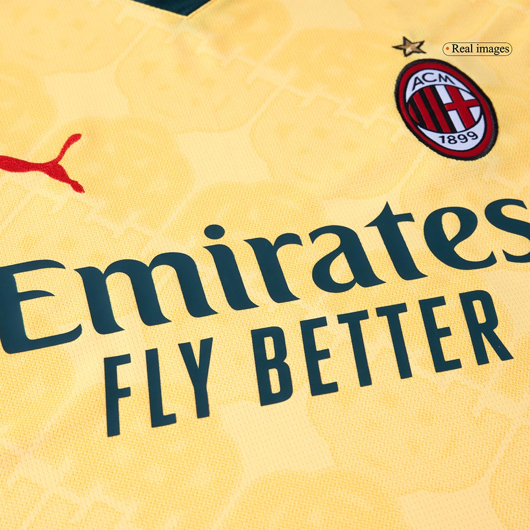 Maillot Third AC Milan 2025/26 Jaune