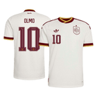 OLMO #10 Maillot Espagne Extérieur - Coupe du Monde 2026 Blanc Joueur