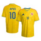 JAMES #10 Colombie Domicile Maillot - Coupe du Monde 2026 Jaune