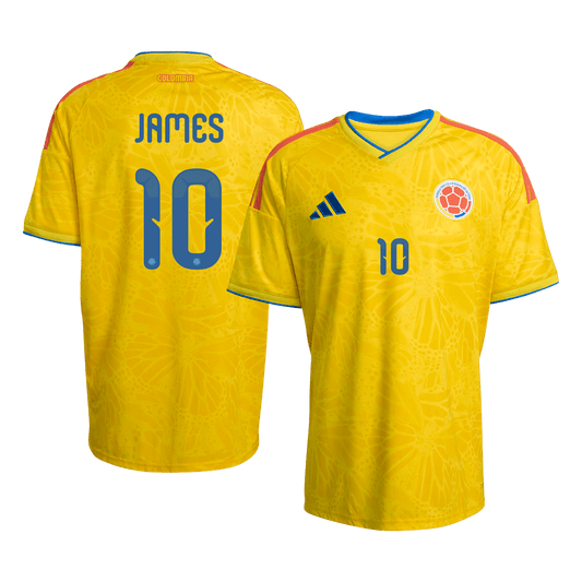 JAMES #10 Colombie Domicile Maillot - Coupe du Monde 2026 Jaune
