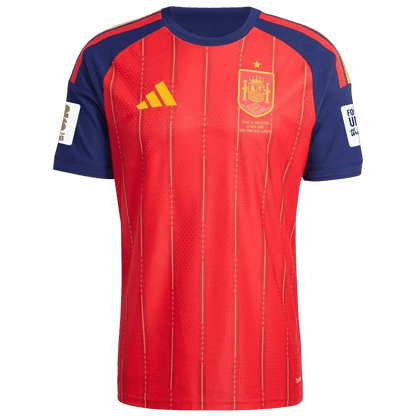 Espagne Domicile Maillot - Coupe du Monde 2026 Rouge Joueur